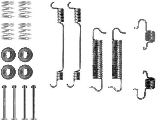 HELLA PAGID Tarvikesarja, jarrukengät 8DZ 355 200-531